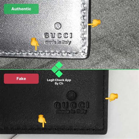 how to check gucci wallet